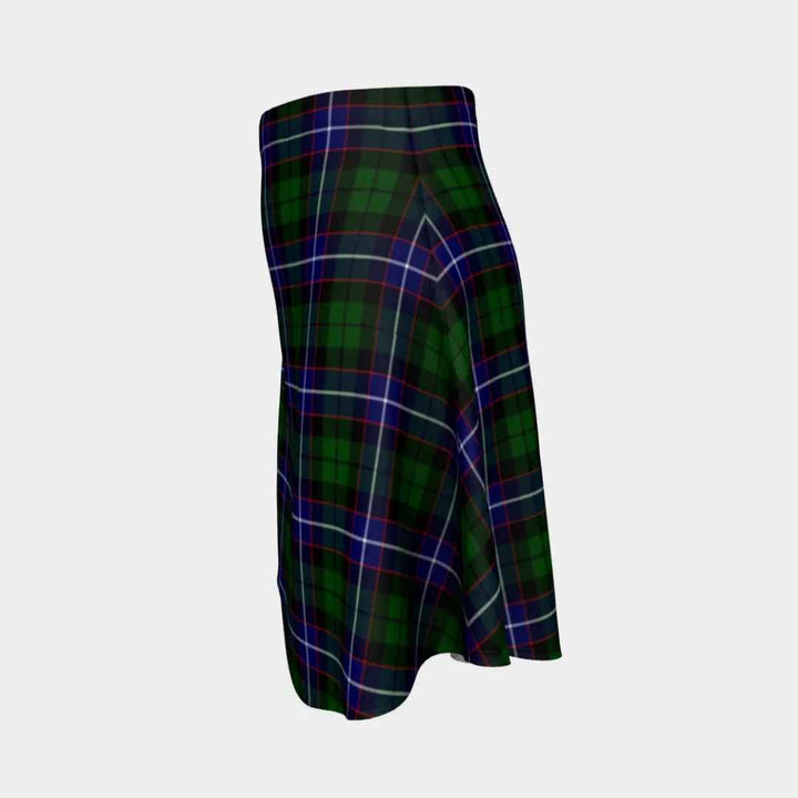 Scottish Russell Modern Clan Tartan Flare Skirt Tartan Plaid 2