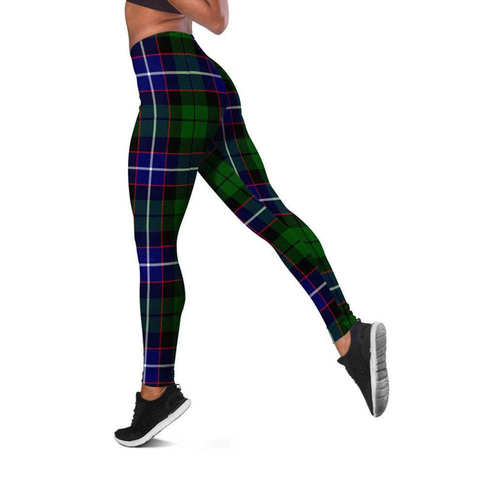 Scottish Russell Modern Clan Tartan Women Leggings Tartan Plaid 2