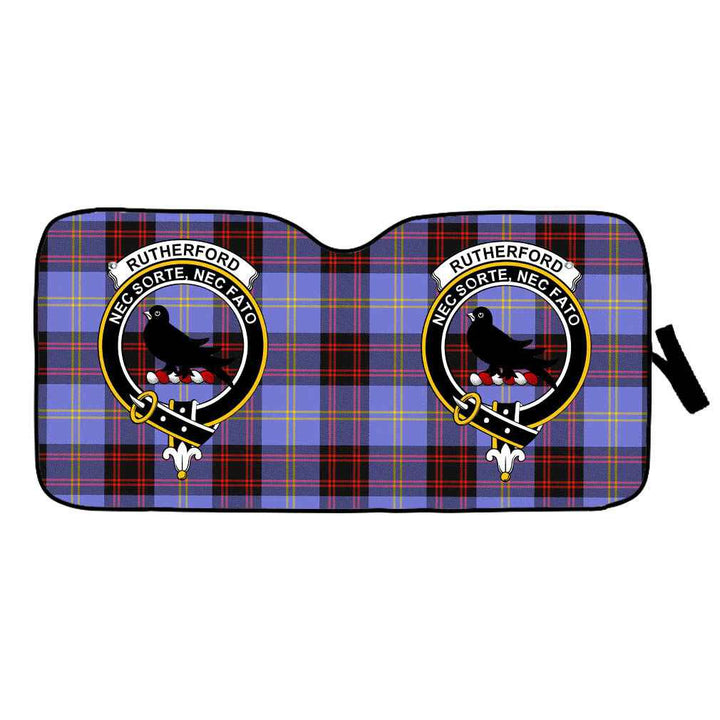 Scottish Rutherford Clan Crest Tartan Car Windshield Sun Shade Tartan Plaid 1