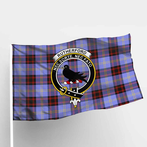 Scottish Rutherford Clan Crest Tartan Flag Parade Tartan Plaid 1