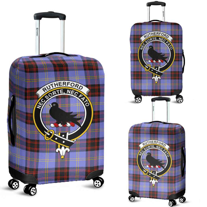 Scottish Rutherford Clan Crest Tartan Luggage Cover Tartan Plaid 1