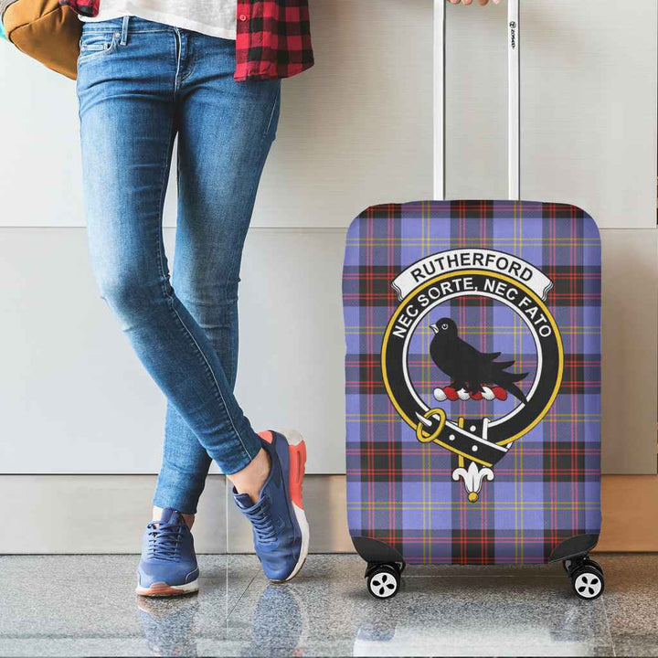 Scottish Rutherford Clan Crest Tartan Luggage Cover Tartan Plaid 2