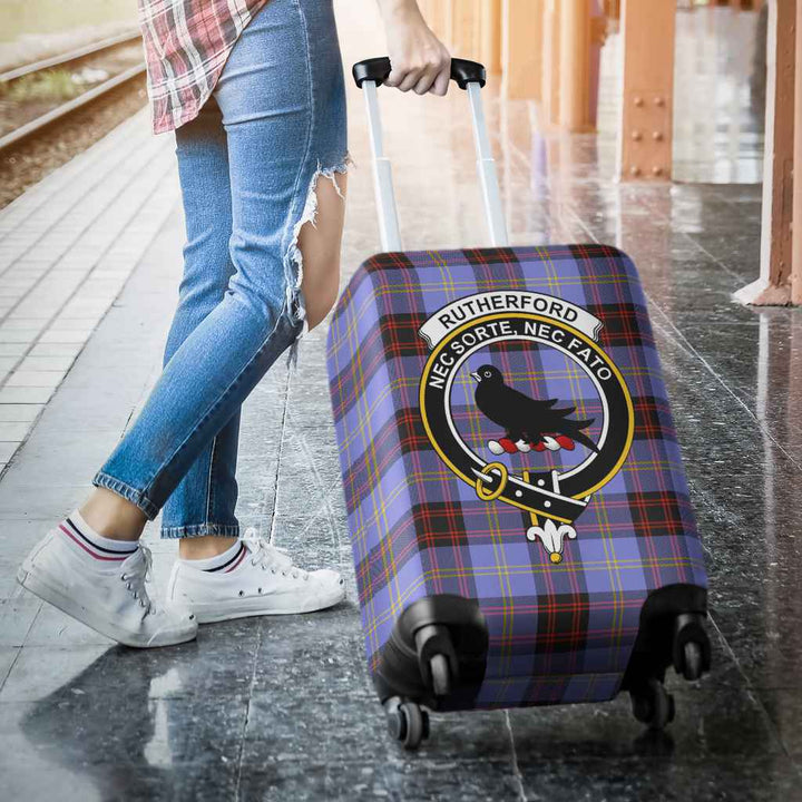 Scottish Rutherford Clan Crest Tartan Luggage Cover Tartan Plaid 3
