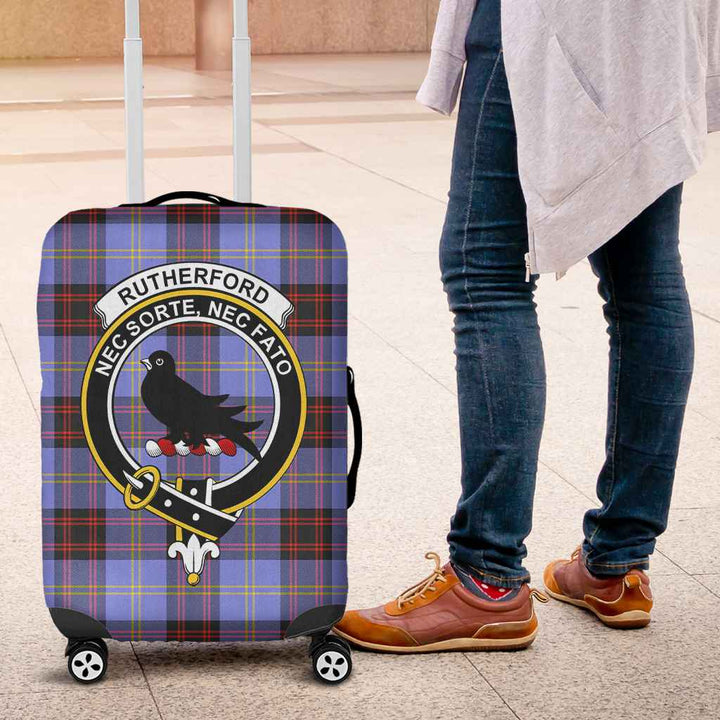 Scottish Rutherford Clan Crest Tartan Luggage Cover Tartan Plaid 4