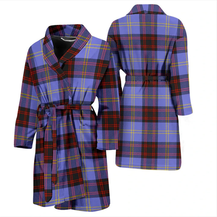 Scottish Rutherford Clan Tartan Bathrobe 3