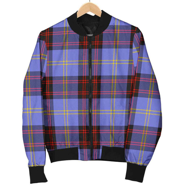 Scottish Rutherford Clan Tartan Bomber Jacket Tartan Plaid 1