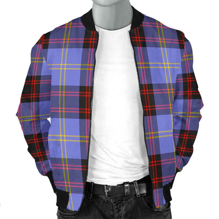 Scottish Rutherford Clan Tartan Bomber Jacket Tartan Plaid 2