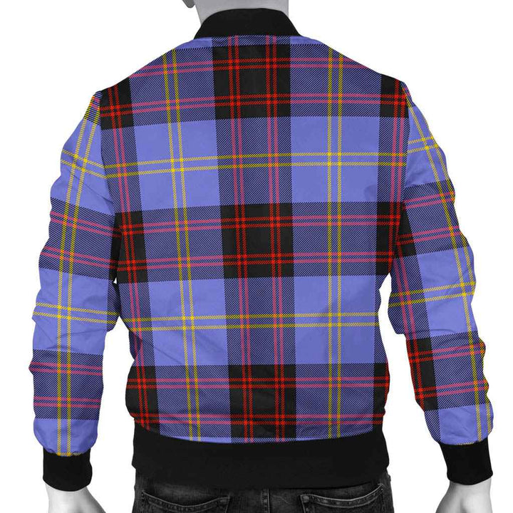 Scottish Rutherford Clan Tartan Bomber Jacket Tartan Plaid 3