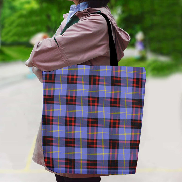 Scottish Rutherford Clan Tartan Canvas Bag With Shoulder Strap Tartan Plaid 2