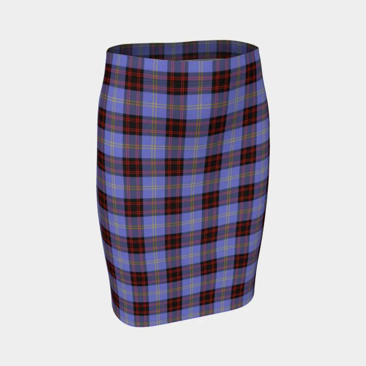 Scottish Rutherford Clan Tartan Fitted Skirt Tartan Plaid 1
