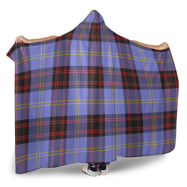 Scottish Rutherford Clan Tartan Hooded Blanket Tartan Plaid 2
