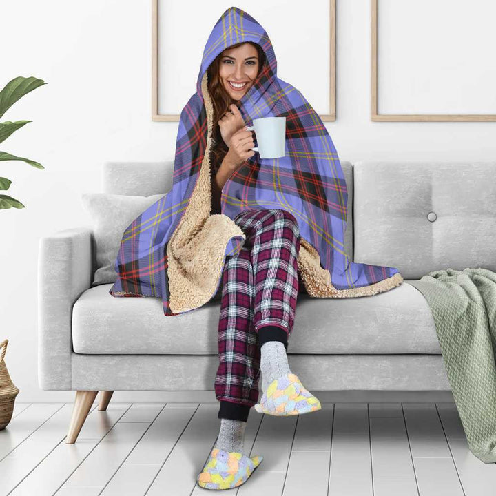 Scottish Rutherford Clan Tartan Hooded Blanket Tartan Plaid 5