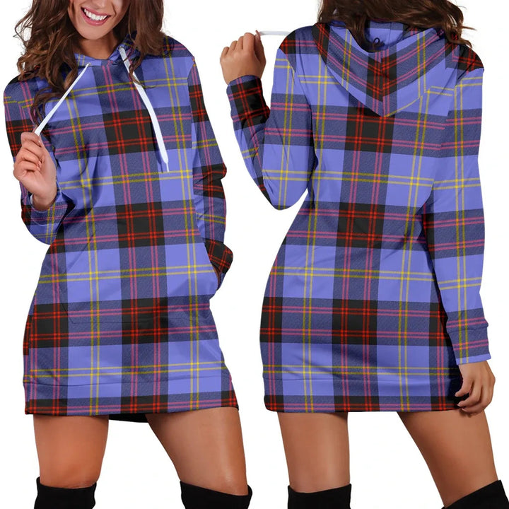 Scottish Rutherford Clan Tartan Hoodie Dress