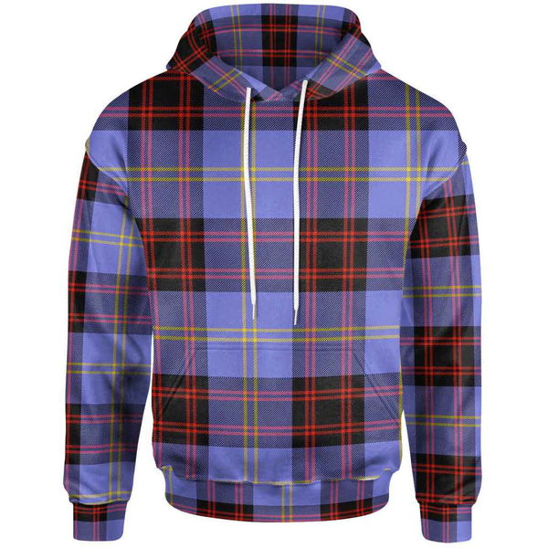Scottish Rutherford Clan Tartan Hoodie Front Side Tartan Plaid
