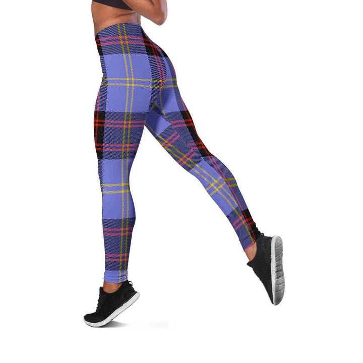 Scottish Rutherford Clan Tartan Women Leggings Tartan Plaid 2