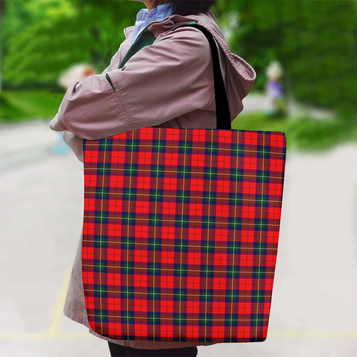 Scottish Ruthven Modern Clan Tartan Canvas Bag With Shoulder Strap Tartan Plaid 2