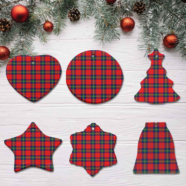 Scottish Ruthven Modern Clan Tartan Ceramic Ornament All Tartan Plaid