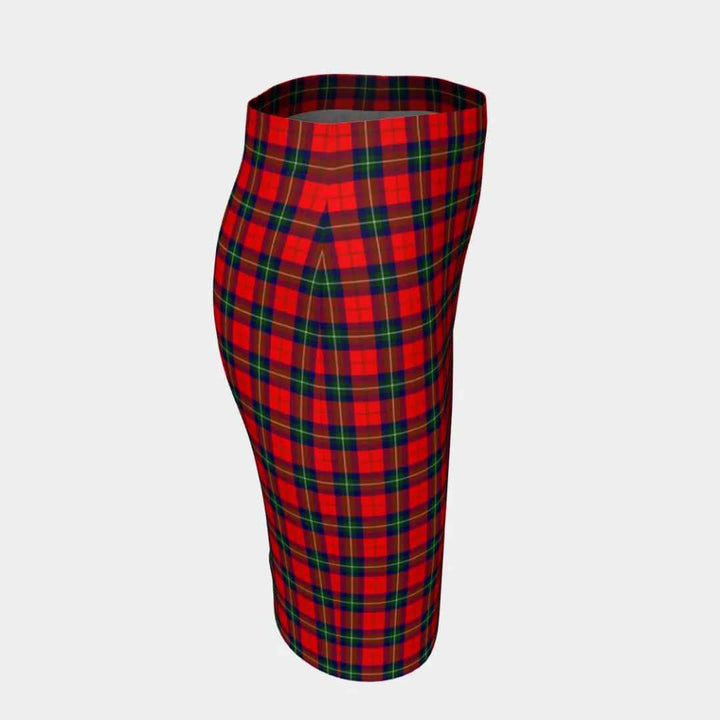 Scottish Ruthven Modern Clan Tartan Fitted Skirt Tartan Plaid 3