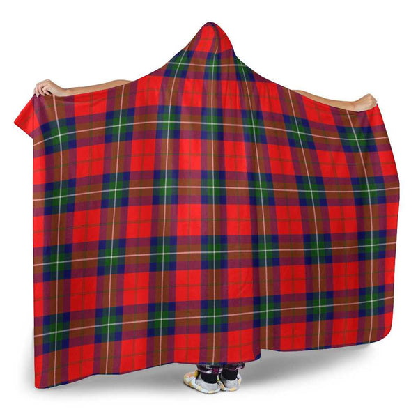 Scottish Ruthven Modern Clan Tartan Hooded Blanket Tartan Plaid 2