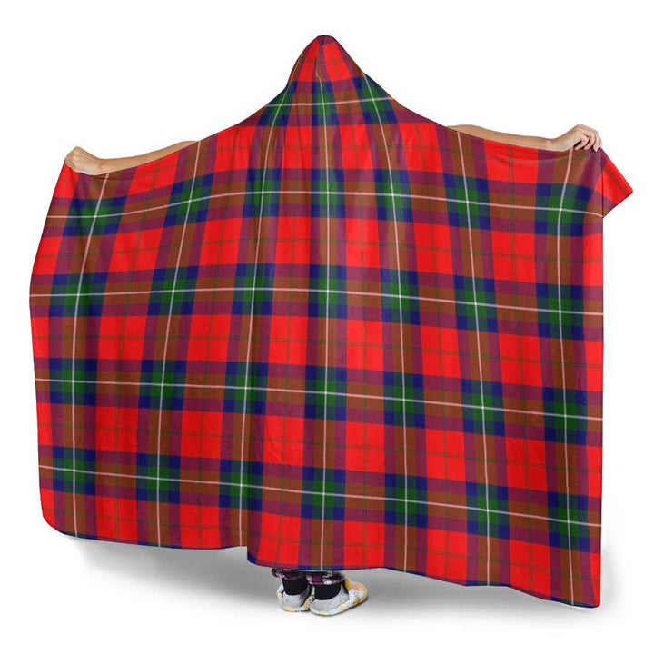 Scottish Ruthven Modern Clan Tartan Hooded Blanket Tartan Plaid 3