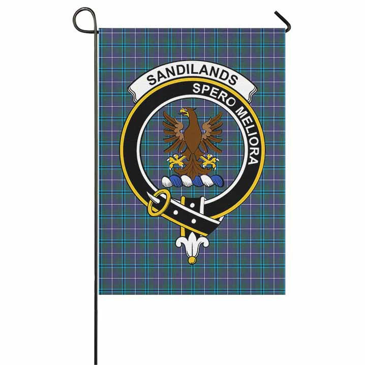 Scottish Sandilands Clan Crest Tartan Garden Flag Tartan Plaid 1
