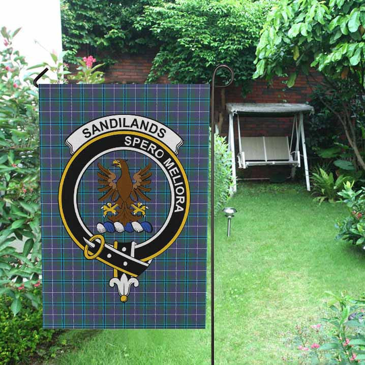 Scottish Sandilands Clan Crest Tartan Garden Flag Tartan Plaid 2