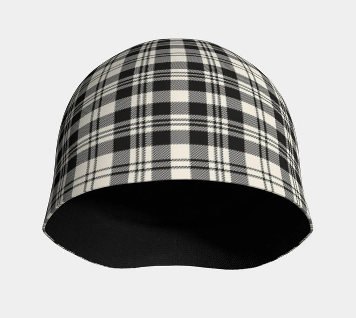 Scottish Scott Black & White Ancient Clan Tartan Beanie 3 Tartan Plaid