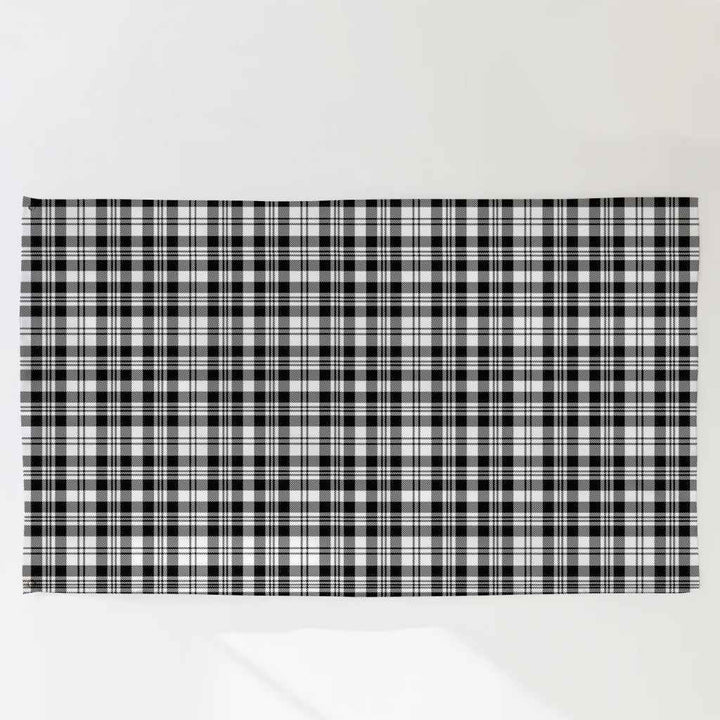 Scottish Scott Black & White Modern Clan Tartan Flag Parade Tartan Plaid 3