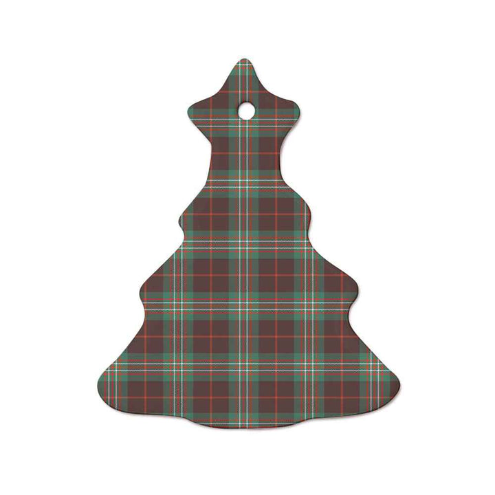 Scottish Scott Brown Ancient Clan Tartan Ceramic Ornament  Tree Shape Tartan Plaid