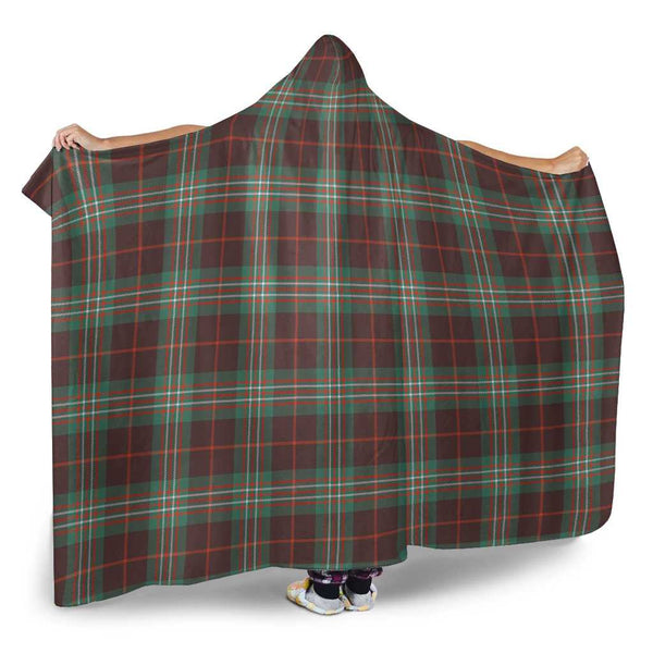 Scottish Scott Brown Ancient Clan Tartan Hooded Blanket Tartan Plaid 2