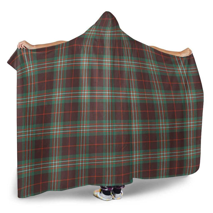 Scottish Scott Brown Ancient Clan Tartan Hooded Blanket Tartan Plaid 2
