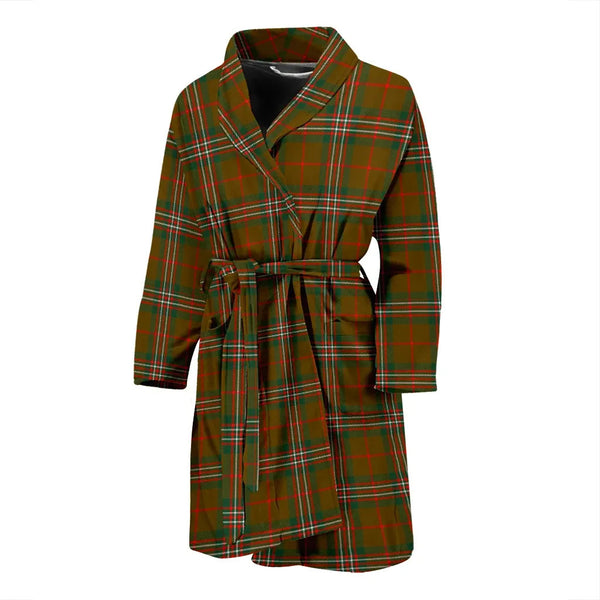Scottish Scott Brown Modern Clan Tartan Bathrobe 2
