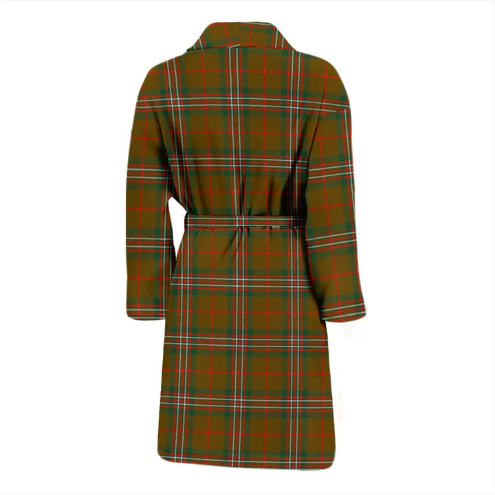 Scottish Scott Brown Modern Clan Tartan Bathrobe 2