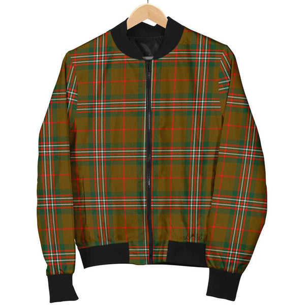 Scottish Scott Brown Modern Clan Tartan Bomber Jacket Tartan Plaid 1