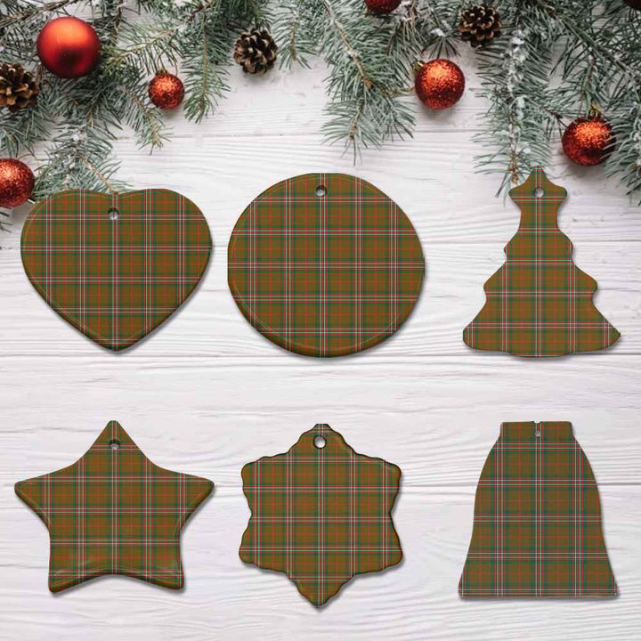 Scottish Scott Brown Modern Clan Tartan Ceramic Ornament All Tartan Plaid