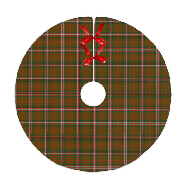 Scottish Scott Brown Modern Clan Tartan Christmas Tree Skirt No Tassels 1 Tartan Plaid