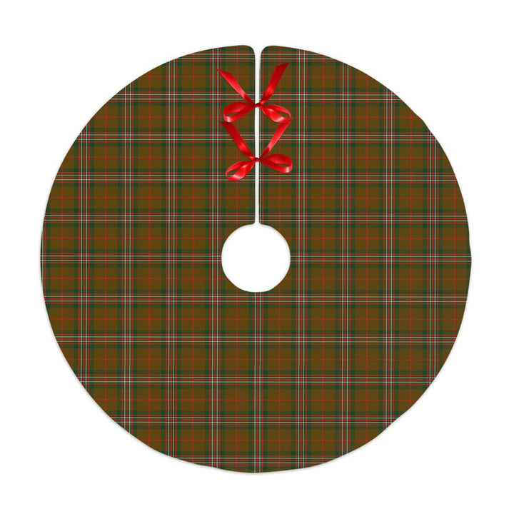 Scottish Scott Brown Modern Clan Tartan Christmas Tree Skirt No Tassels 1 Tartan Plaid