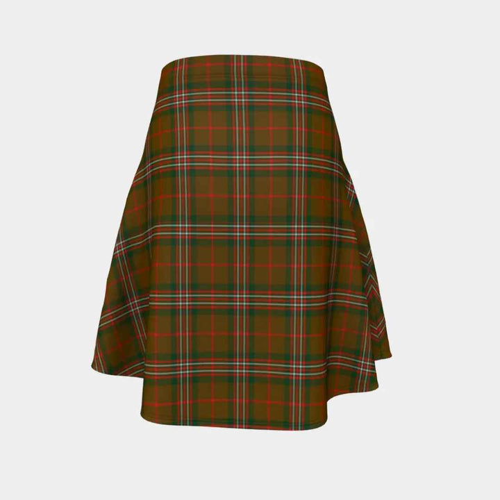 Scottish Scott Brown Modern Clan Tartan Flare Skirt Tartan Plaid 4