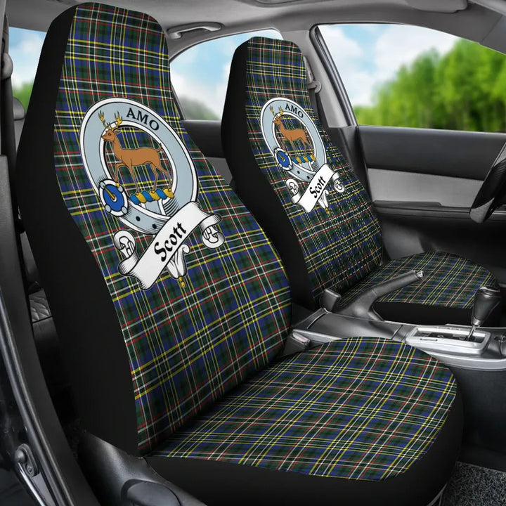Scottish Scott Clan Crest Tartan Car Seat Covers 3