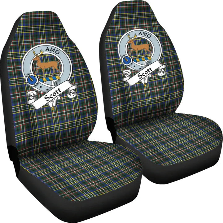 Scottish Scott Clan Crest Tartan Car Seat Covers 4