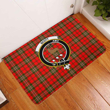 Scottish Scott Clan Crest Tartan Door Mat Tartan Plaid 3