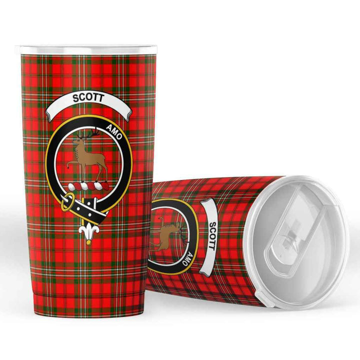 Scottish Scott Clan Crest Tartan Insulated Tumbler Tartan Plaid 4