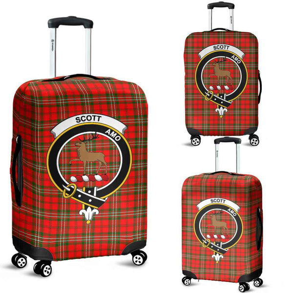 Scottish Scott Clan Crest Tartan Luggage Cover Tartan Plaid 1
