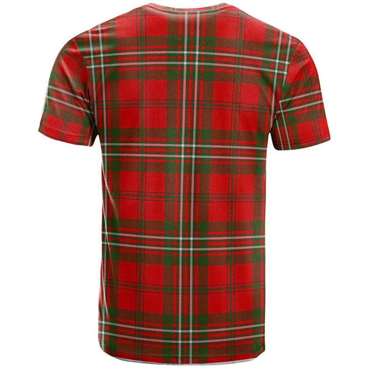 Scottish Scott Clan Crest Tartan T-Shirt Back Side Tartan Plaid