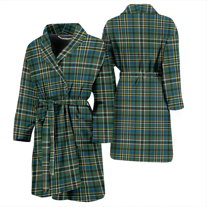 Scottish Scott Green Ancient Clan Tartan Bathrobe 3
