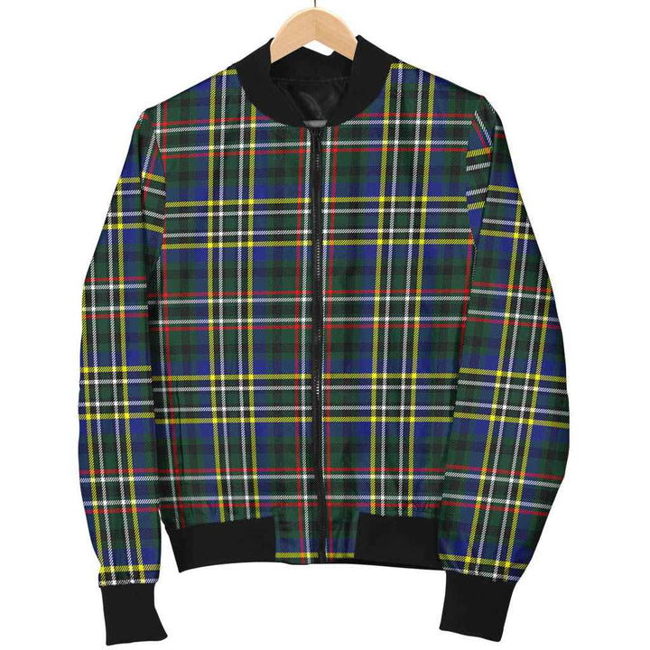 Scottish Scott Green Modern Clan Tartan Bomber Jacket Tartan Plaid 1