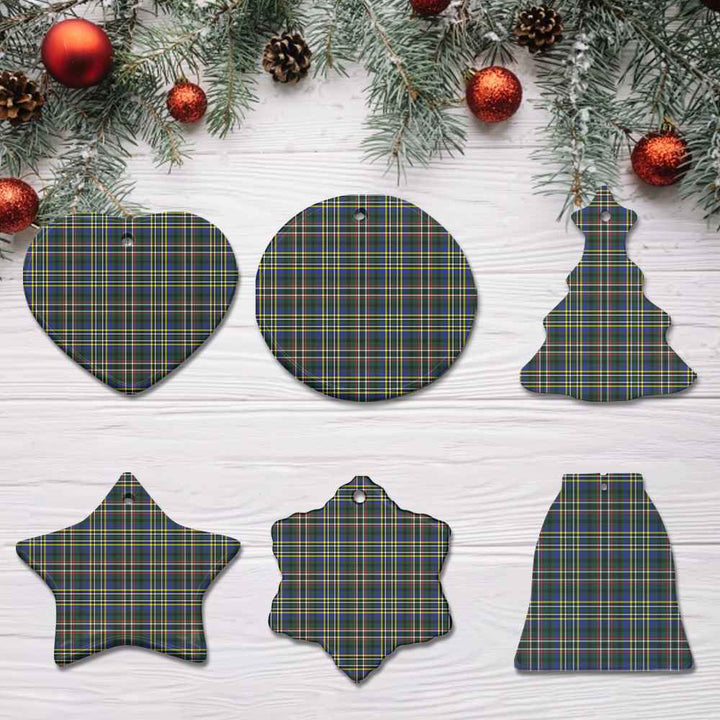 Scottish Scott Green Modern Clan Tartan Ceramic Ornament All Tartan Plaid