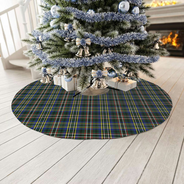 Scottish Scott Green Modern Clan Tartan Christmas Tree Skirt No Tassels 3 Tartan Plaid