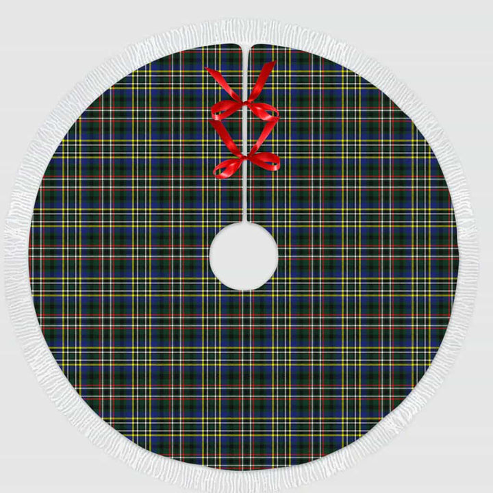 Scottish Scott Green Modern Clan Tartan Christmas Tree Skirt Tassels 1 Tartan Plaid