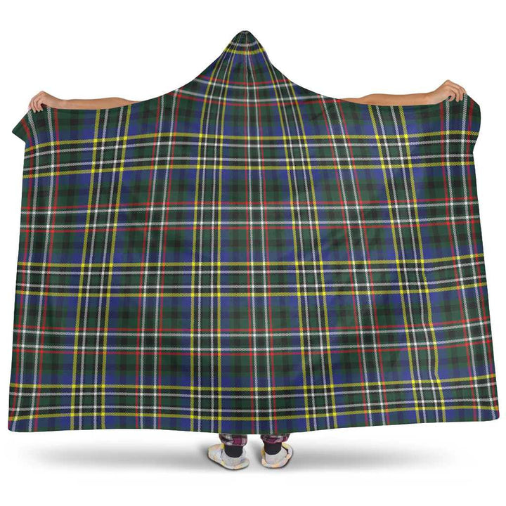 Scottish Scott Green Modern Clan Tartan Hooded Blanket Tartan Plaid 1